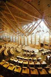 Debating Chamber of the Scottish Parliament (©2004 Scottish Parliamentary Corporate Body/Adam ELDER/Scottish Parliament